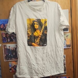 Paris tshirt Mona Lisa with guitar Mens Large